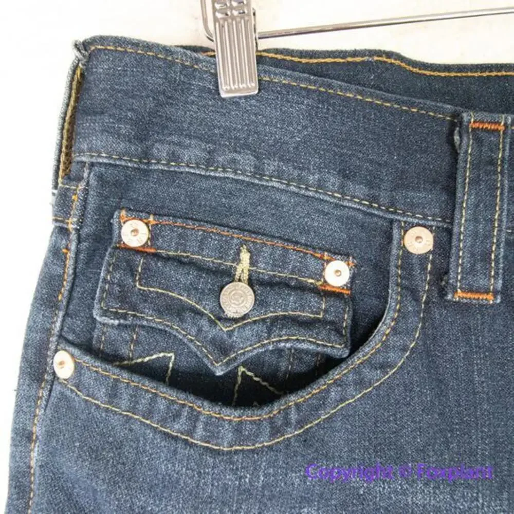 New! True Religion mens Ricky straight‎ jeans, size 36